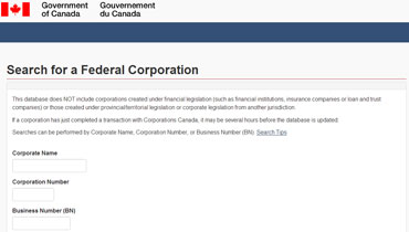 加拿大公司信息查询