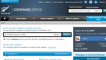 新西兰公司信息查询